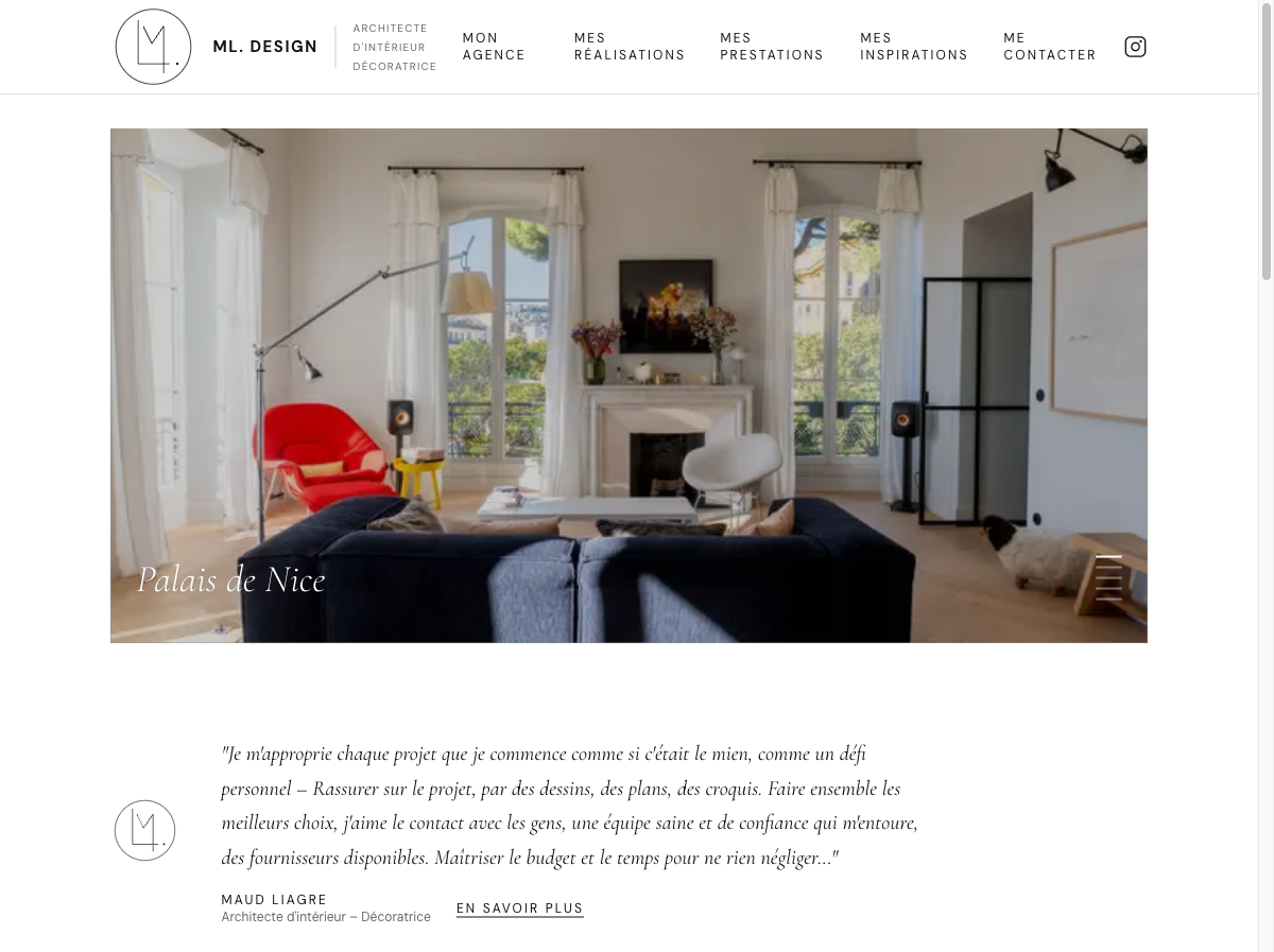 Site ML. Design Interior par Alrow